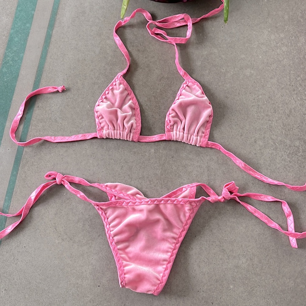 Pink bikini brand new handmade